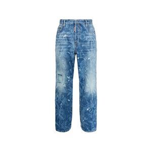 Dsquared2 Blue Trousers - Wide-Leg Trousers Men